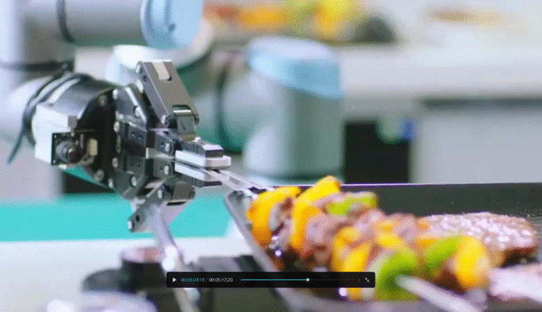 Tiệc nướng BBQ với Robot VAMI